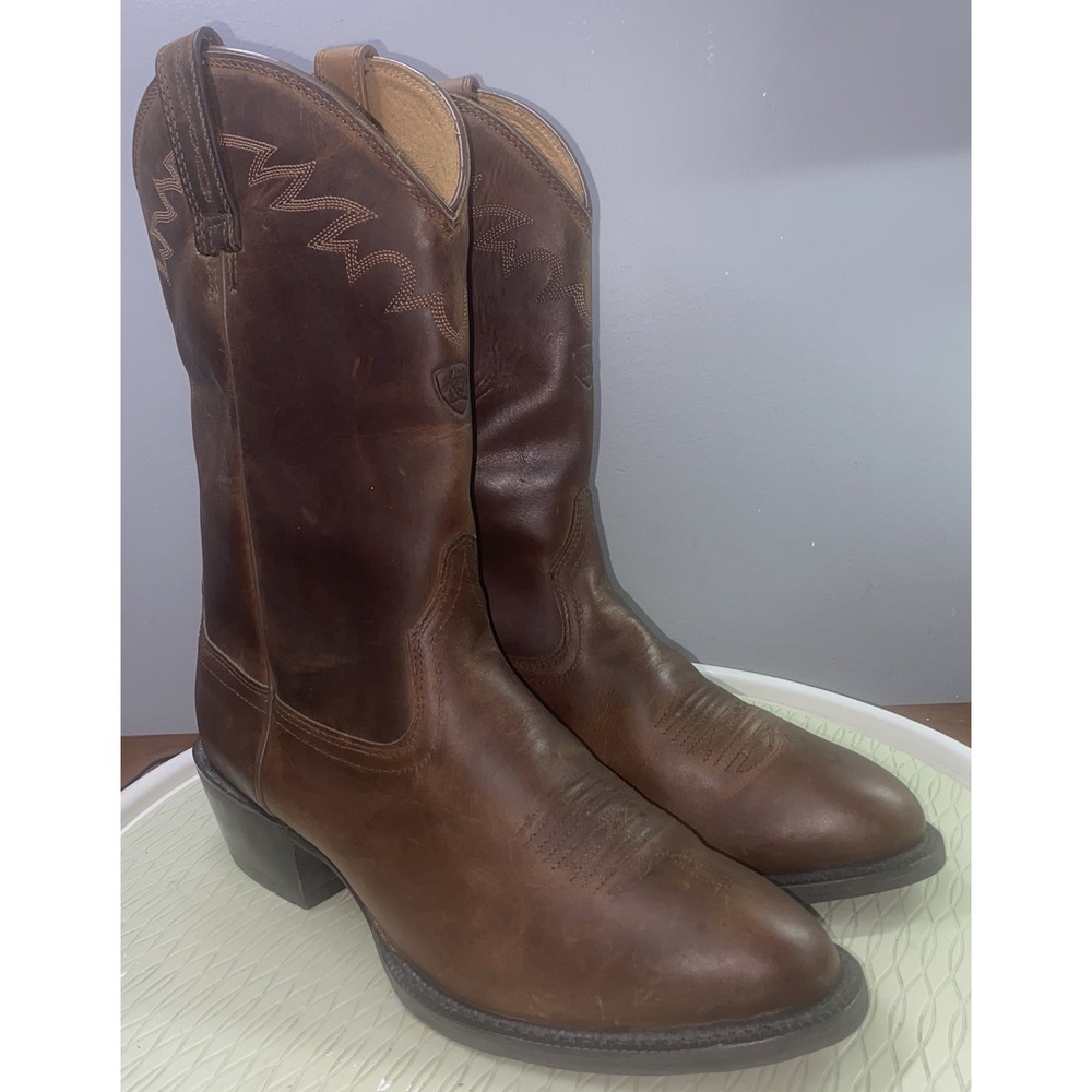 ARIAT Sedona Men 11" Leather Western Cowboy Riding Rodeo Boots Brown Size 11 EE